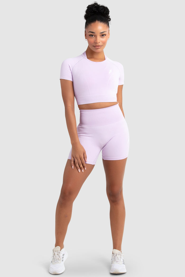 Hyperflex 2 Cropped Tee - Lilac