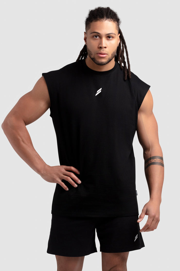 Mark Oversize Cutoff Tank - Black