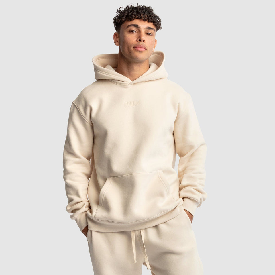 Cream colored mens hoodie sale