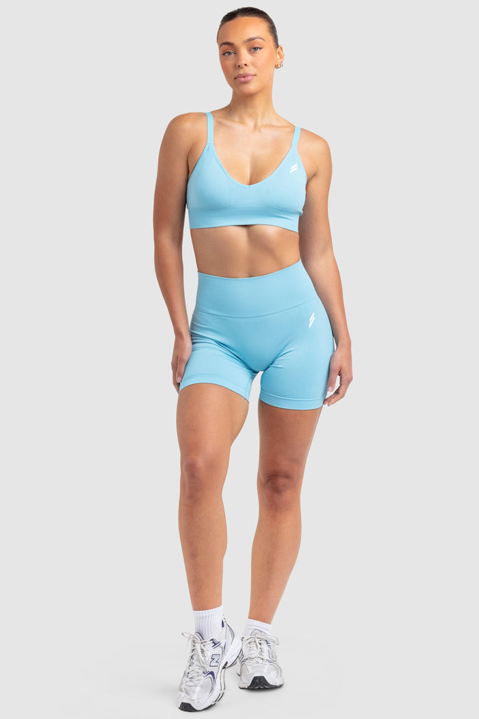 Scrunch 2 Seamless Crop - Baby Blue