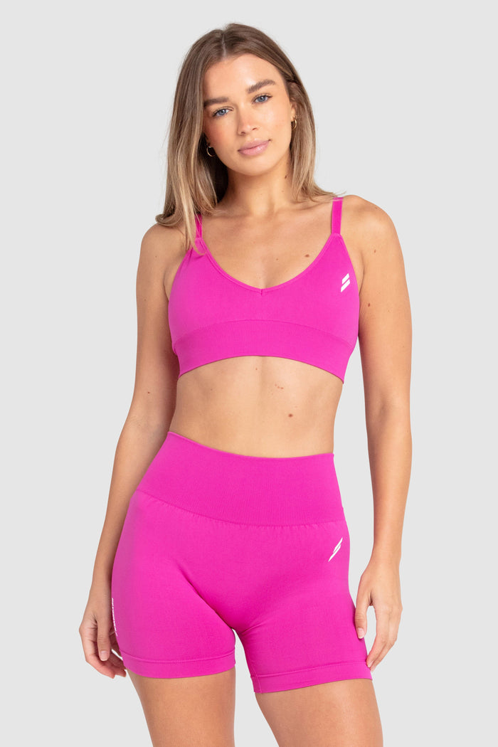 Scrunch 2 Seamless Crop - Hot Pink