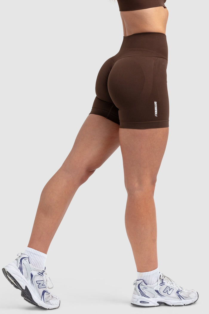 Scrunch 2 Seamless Shorts - Espresso