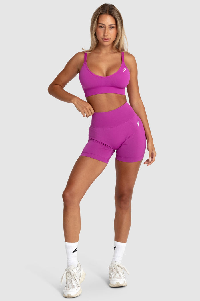 Scrunch 2 Seamless Shorts - Pink Voltage