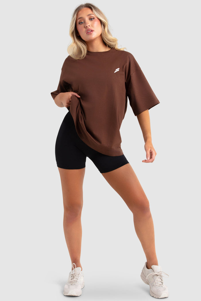 Women's Everyday Oversize Tee - Espresso