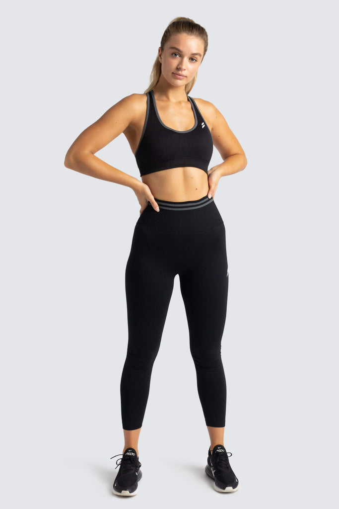 Olive Solid Seamless Leggings