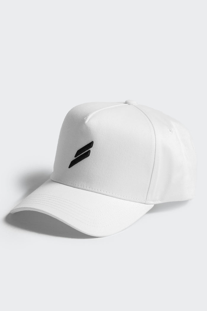 Marked A-Frame Cap - White